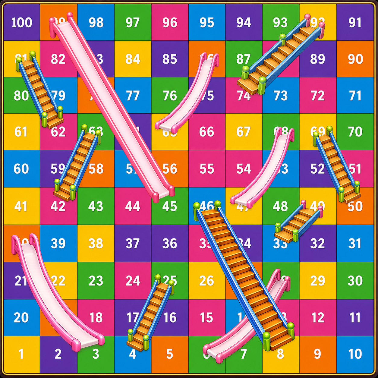 Steps and Slides board